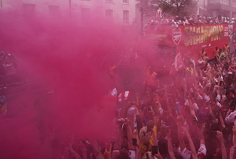 English Premier League 2025-26 Arsenal Trophy Parade