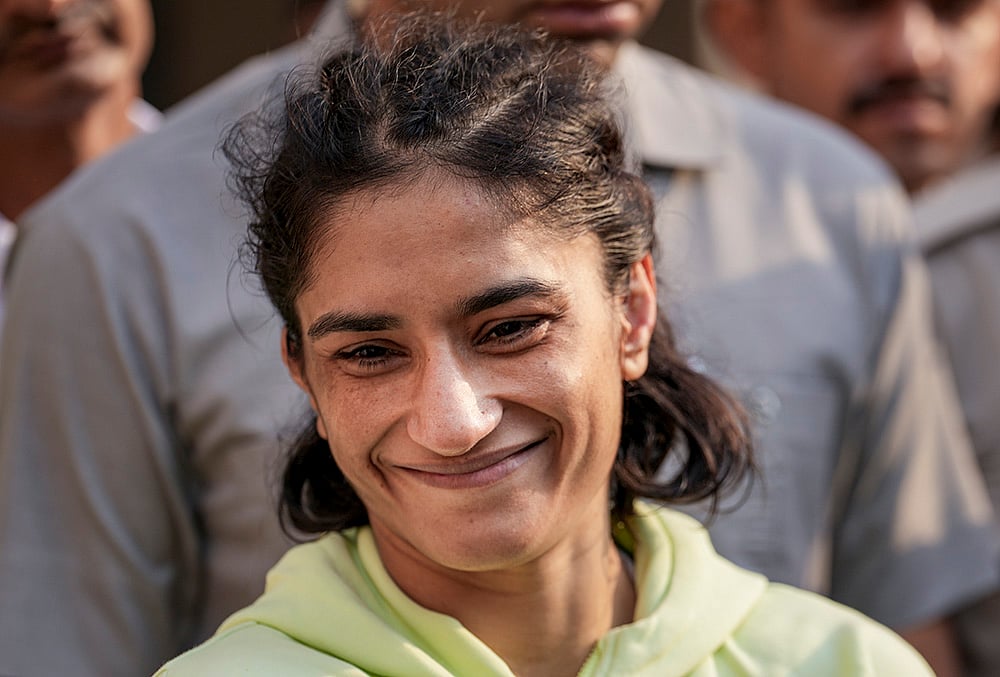 Asian Games womens wrestling selection trials in Delhi-Wrestler Vinesh Phogat