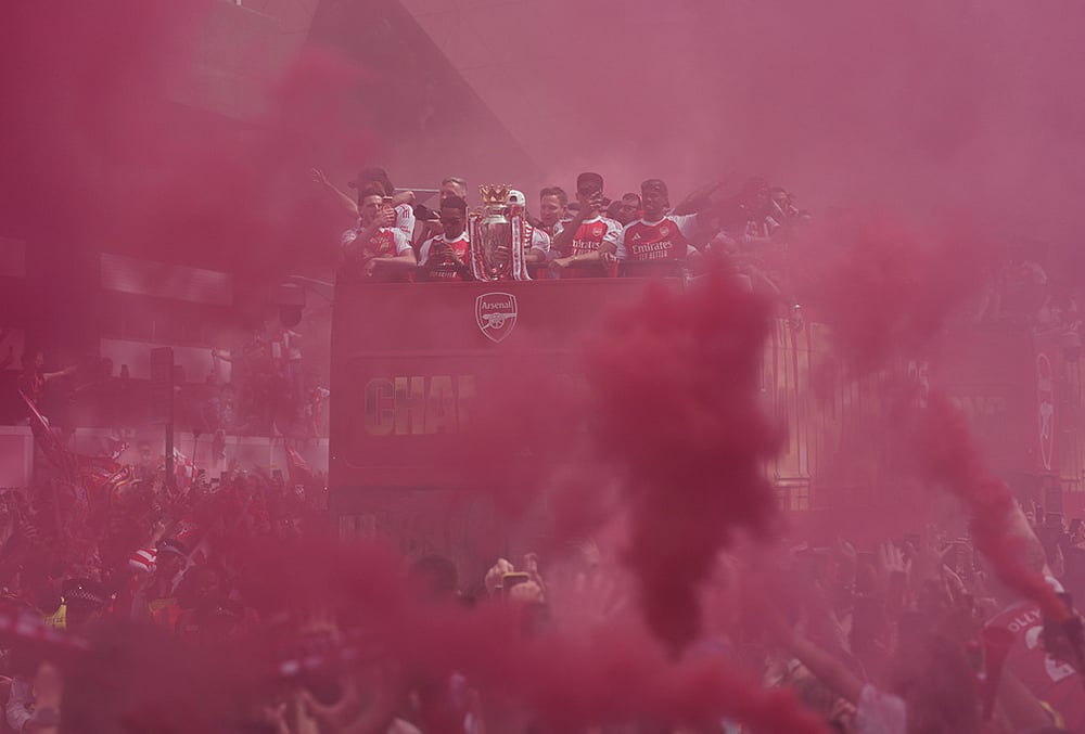 Arsenal English Premier League 2025-26 Trophy Parade