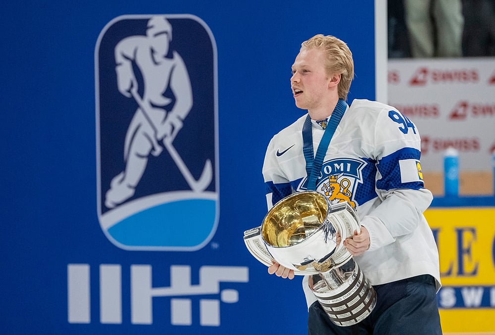 Finland vs Switzerland Mens Ice Hockey World Championship final-Konsta Helenius