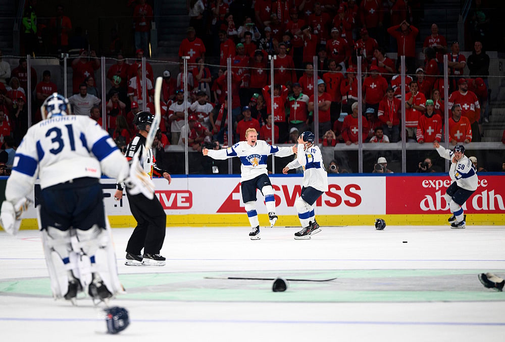 Finland vs Switzerland Mens Ice Hockey World Championship final-Konsta Helenius