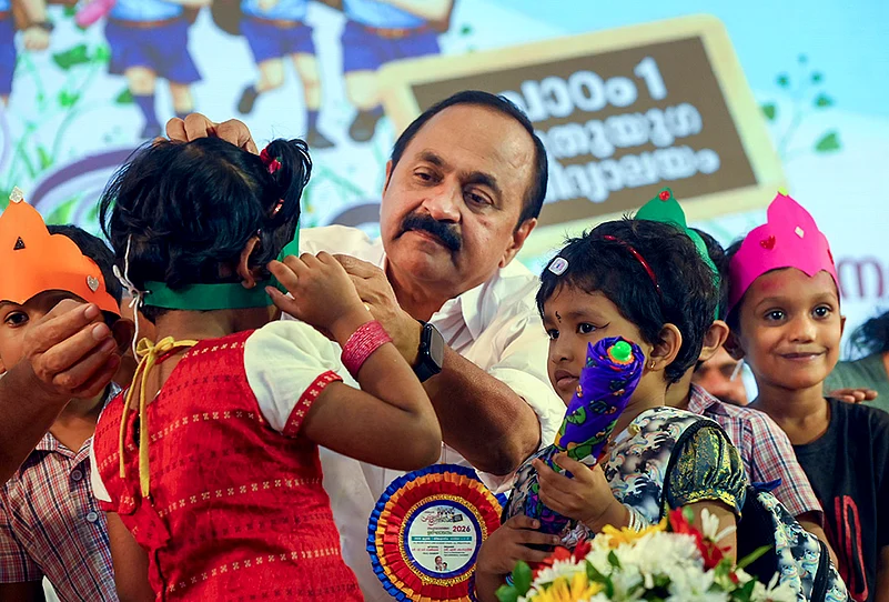 Kerala CM Satheesan at school opening event