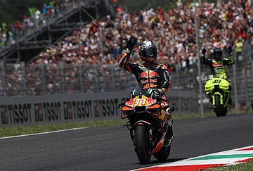 | Photo: Gold & Goose / Red Bull Content Pool : Pedro Acosta is seen during Stop 7 of the MotoGP World Championship in Italy, Mugello on May 31, 2026.