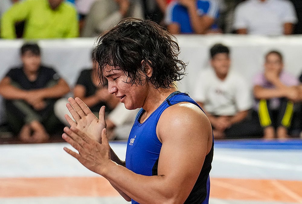 Asian Games womens wrestling selection trials in Delhi-Wrestler Meenakshi Goyat 