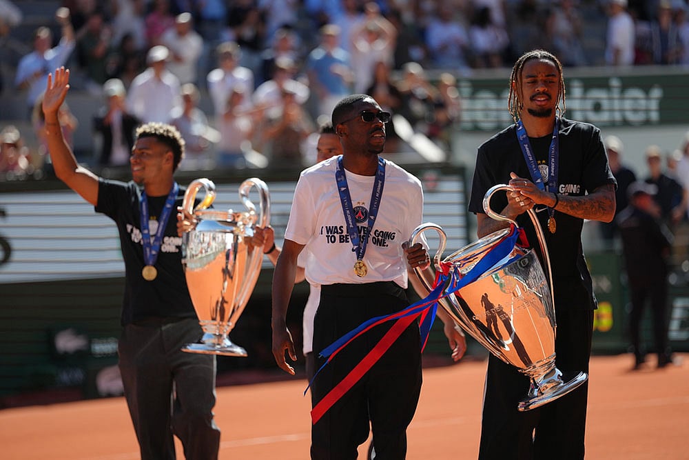 PSG Champions League trophy French Open