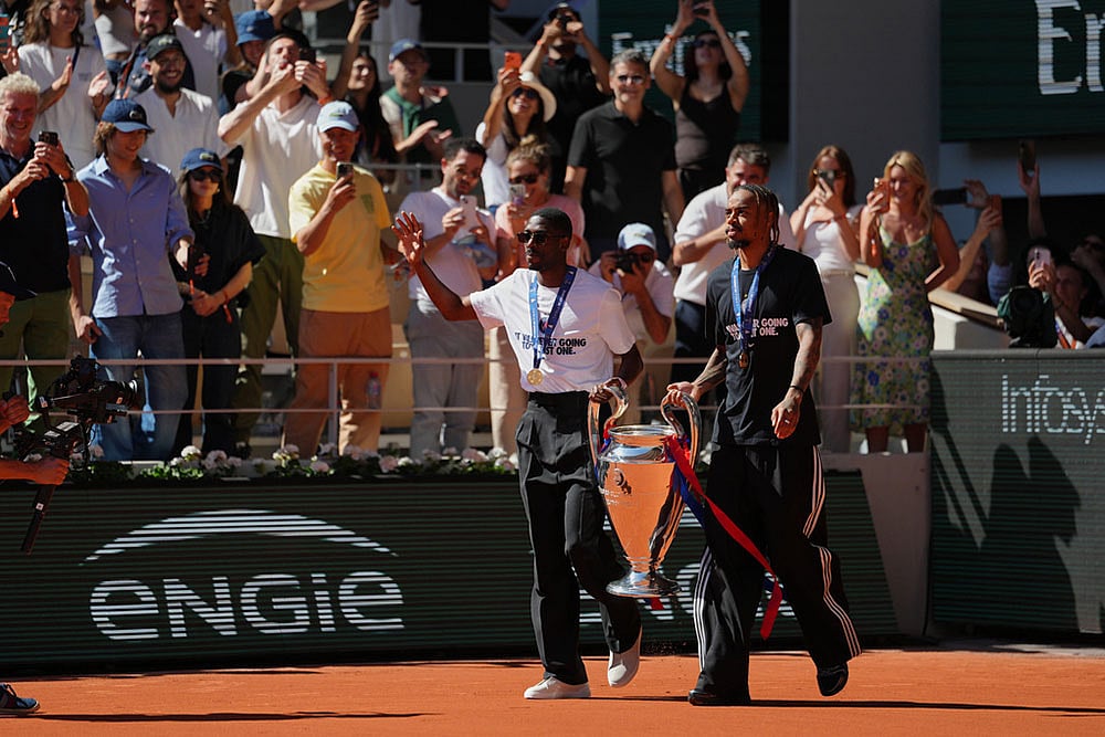 PSG Champions League trophy French Open