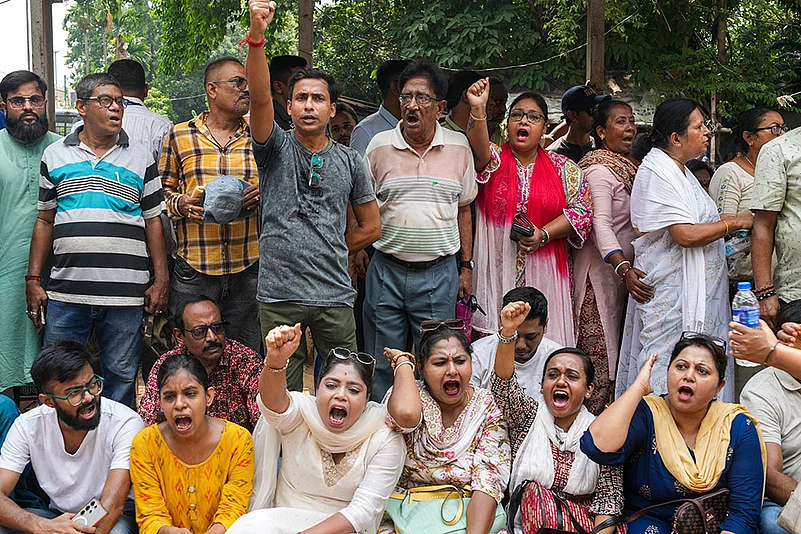 TMC protest in Kolkata