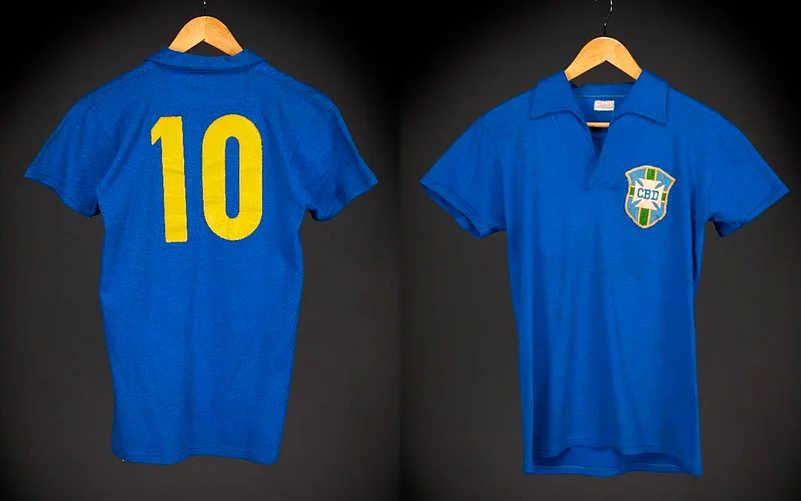 Historic Pele Number 10 Shirt From 1958 World Cup Final To Be Auctioned By Sotheby’s