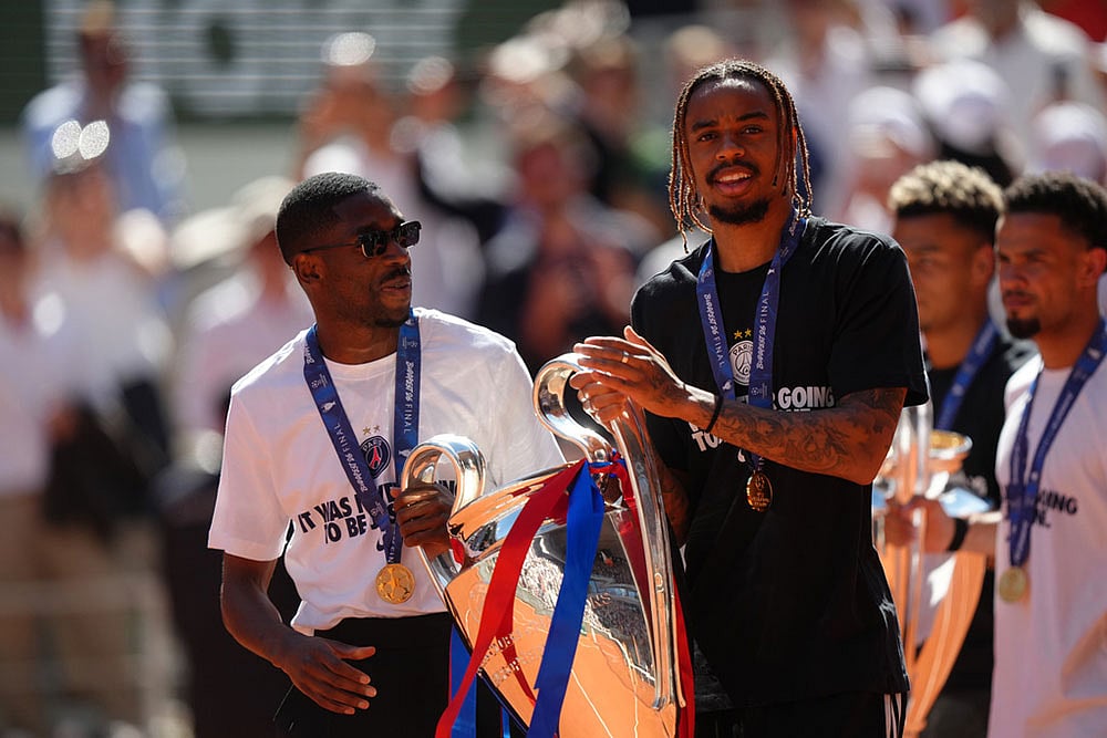 PSG Champions League trophy French Open