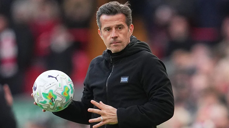 Fulham’s head coach Marco Silva during the English Premier League soccer match between Liverpool and Fulham in Liverpool, England, April 11, 2026. - | Photo: AP/Jon Super