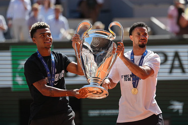 PSG Champions League trophy French Open