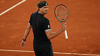 French Open 2026: Alexander Zverev Says Olympic Gold More Valuable Than Any Grand Slam | Photo: AP/Aurelien Morissard : Germany’s Alexander Zverev reacts after winning the quarterfinal tennis match against Spain’s Rafael Jodar at the French Open in Paris, Tuesday, June 2, 2026.