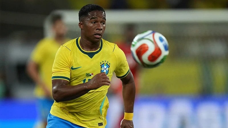 Brazil’s Endrick controls the ball during a friendly soccer match against Panama in Rio de Janeiro, Sunday, May 31, 2026.  - AP/File