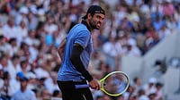 Matteo Berrettini Vs Matteo Arnaldi LIVE Score, French Open 2026: Arnaldi Breaks On First Opportunity AP Photo : Italy's Matteo Berrettini reacts during the fourth-round tennis match against Argentina's Juan Manuel Cerundolo at the French Open in Paris.