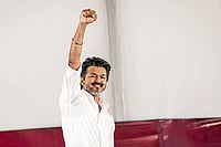 Tamil Nadu’s New Coalition Era: Can Vijay’s TVK Redraw Dravidian Politics? | Photo: Imago/Seshadri Sukumar : Jana Nayagan: Vijay during his election campaign in Tirunelveli