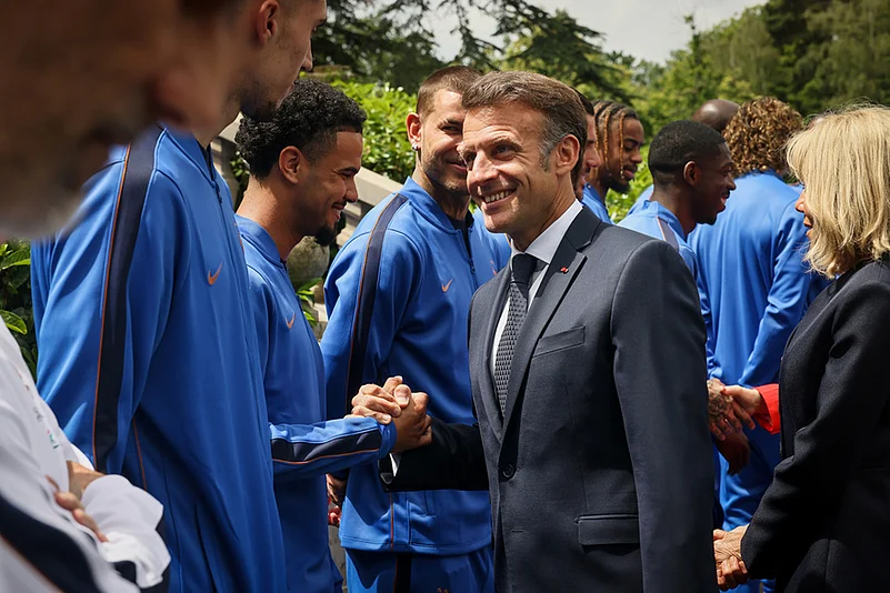 France FIFA World Cup 206 Soccer Emmanuel Macron