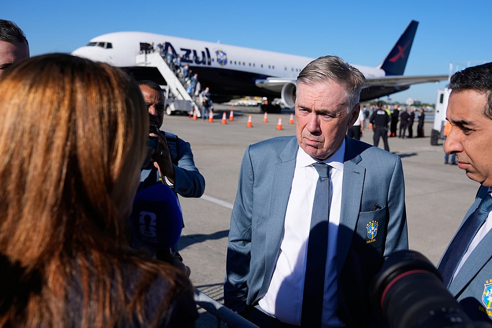 Brazilian national soccer team coach Carlo Ancelotti FIFA World Cup 2026