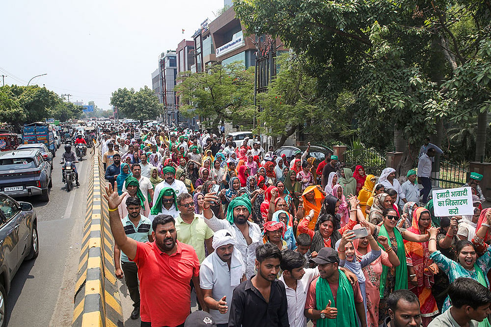 Protest in Noida