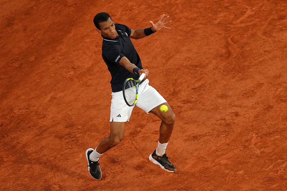 French Open Tennis Championships: Felix Auger-Aliassime vs Flavio Cobolli