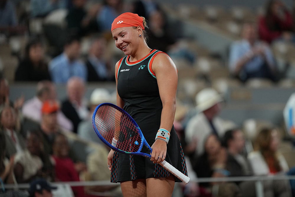 French Open Tennis Diana Shnaider 
