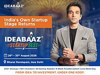 Ideabaaz Startup Fest 2026 To Host 150+ Indian And Global Investors And 300+ Startups At Bharat Mandapam, New Delhi Ideabaaz Startup Fest 2026 To Host 150+ Indian And Global Investors And 300+ Startups At Bharat Mandapam, New Delhi