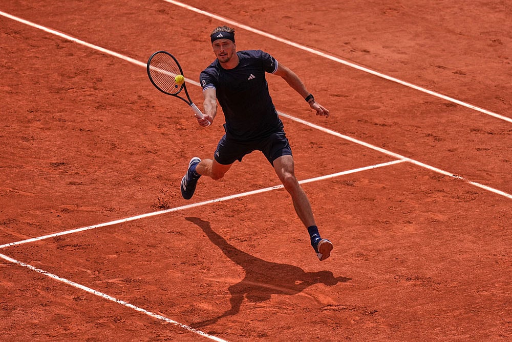 French Open Tennis Tournament: Alexander Zverev vs Jakub Mensik