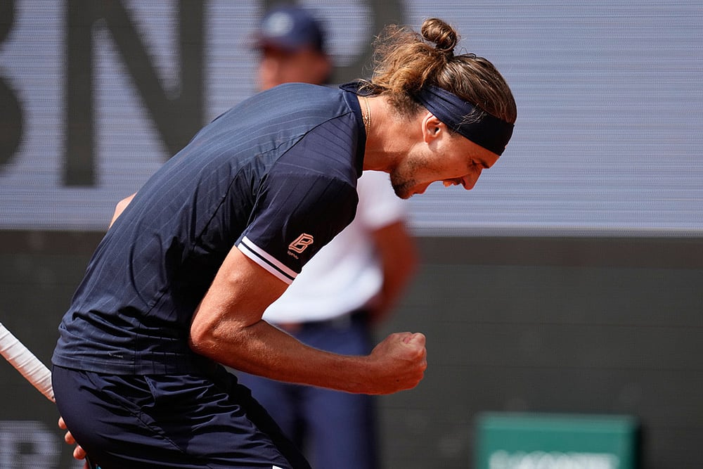 French Open Tennis Alexander Zverev
