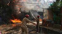 Delhi B&B Fire: Licence Renewal Sought During Rescue Operations Photo: AP/Manish Swarup : Delhi B&B Fire: Licence Renewal Sought During Rescue Operations