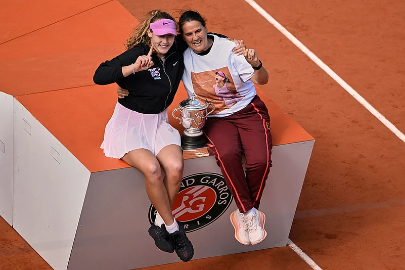 French Open Tennis Championships Mirra Andreeva