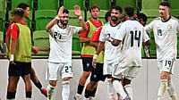 Puerto Rico 0-3 Saudi Arabia Live Score, International Friendly 2026: Green Falcons Breeze Past Blue Hurricane AP Photo/Darren Abate : Saudi Arabia's Sultan Mandash (27) celebrates with teammates after scoring a goal during the second half of an international friendly soccer match against Puerto Rico on Friday, June 5, 2026 in Austin, Texas.