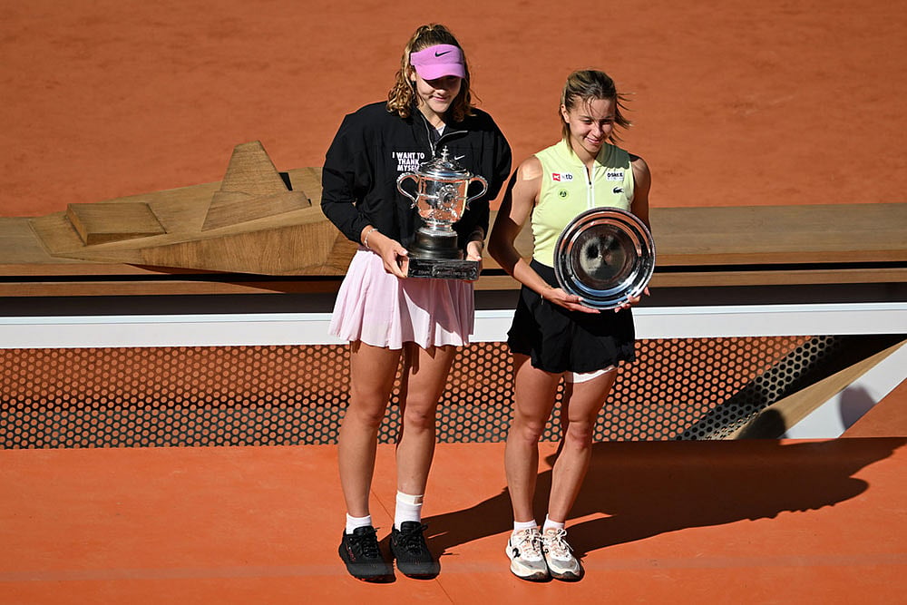 French Open Tennis: Maja Chwalinska vs Mirra Andreeva