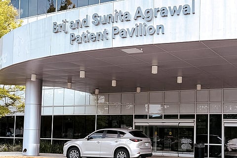 Premises of the St. Luke’s Health–Sugar Land Hospital with a patient tower named in honour of Indian-American couple Brij and Sunita Agrawal, who have donated USD 5.5 million to expand medical services and patient care in the Greater Houston area, including support for a new primary care clinic serving the fast-growing Sugar Land community, in Houston, Texas.