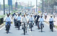 CM Chandrababu Naidu's Cycle Rally