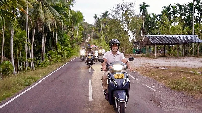 Rahul Gandhi in Andaman and Nicobar Islands