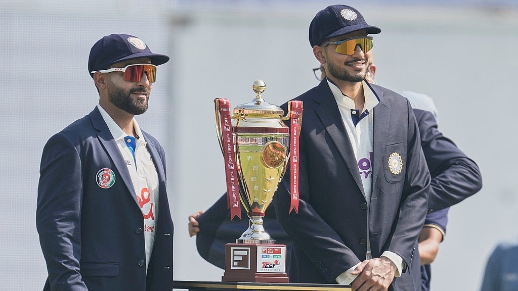 India have won the toss and elected to bat first in the one-off Test against Afghanistan in Mullanpur on Saturday, June 6. - AP Photo/Ashwini Bhatia