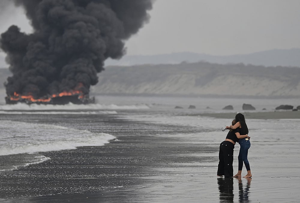 Ecuador Boats Fire