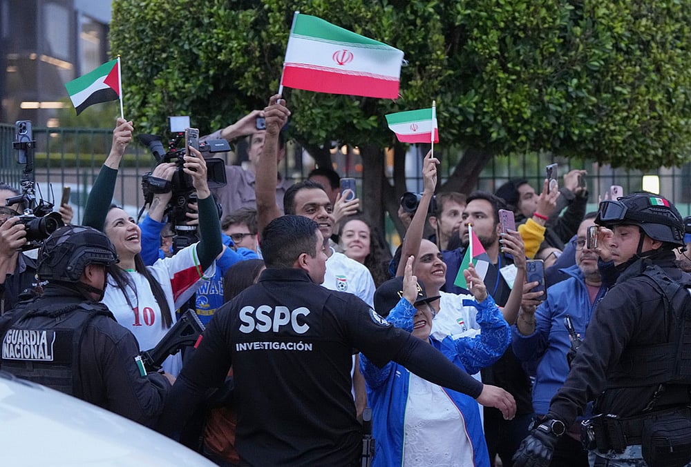 FIFA world cup 2026 Iran soccer players in Mexico for training-