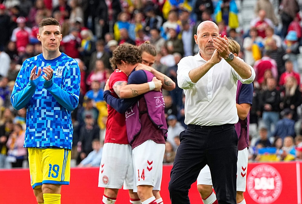 Denmark vs Ukraine international friendly Soccer Christian Eriksen collapse-Brian Riemer