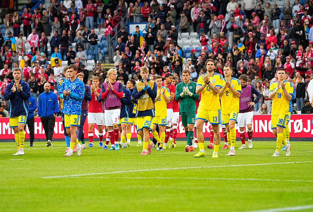 Denmark vs Ukraine international friendly Soccer Christian Eriksen collapse-