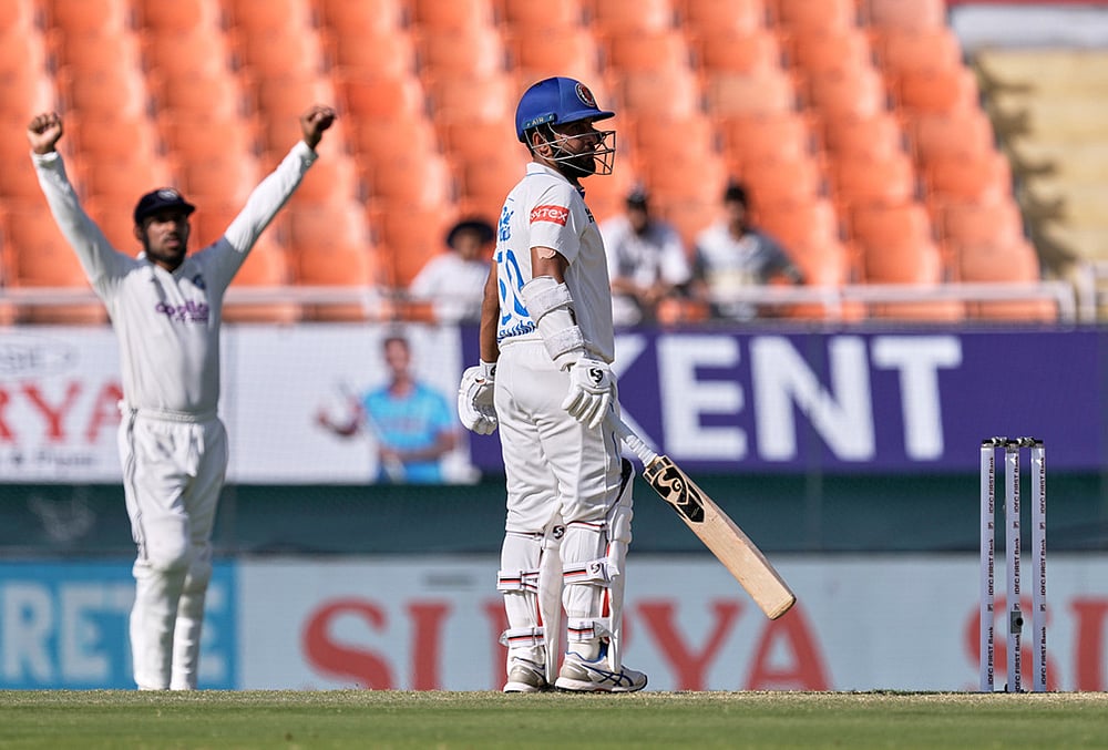 India vs Afghanistan Cricket test match Day 2 highlights-Hashmatullah Shahidi