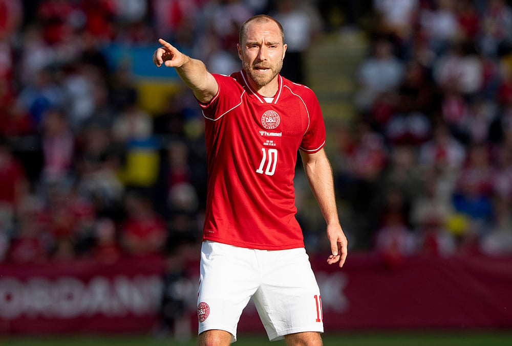 Denmark vs Ukraine international friendly Soccer - Christian Eriksen