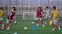 AP Photo/Khalil Hamra : Iran players work out during a training session in Antalya, southern Turkey, on June 2, 2026, ahead of the FIFA World Cup 2026 tournament.