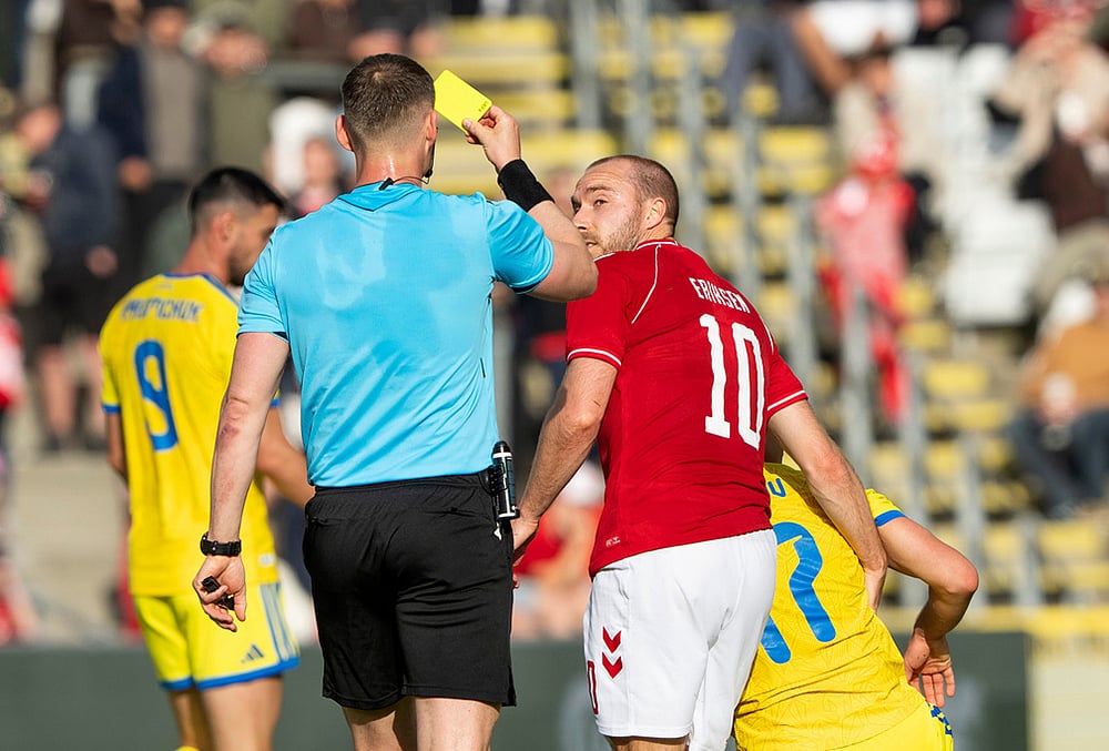 Denmark vs Ukraine international friendly Soccer Christian Eriksen 