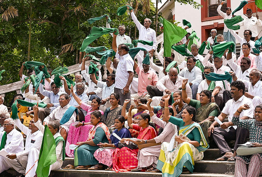Protest in Karnatakas Shivamogga