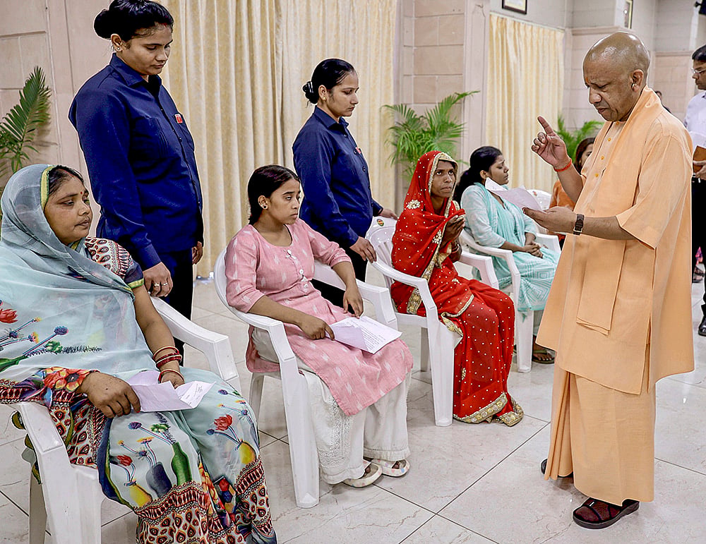 Janta Darshan in Lucknow
