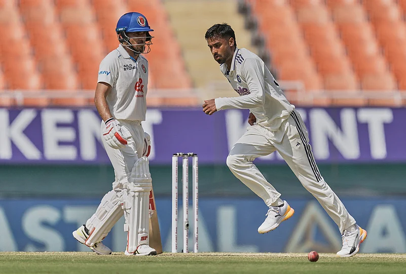 Ind-vs-Afg-test-Cricket-manav-suthar-six-wicket-haul-highlights-8