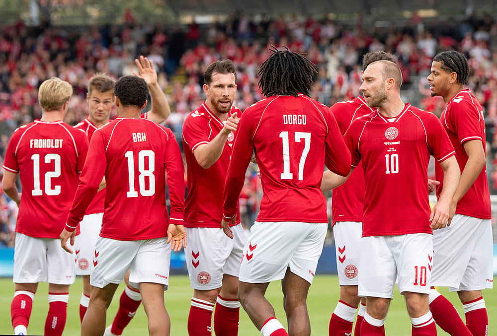 Denmark vs Ukraine international friendly Soccer Christian Eriksen collapse-Patrick Dorgu