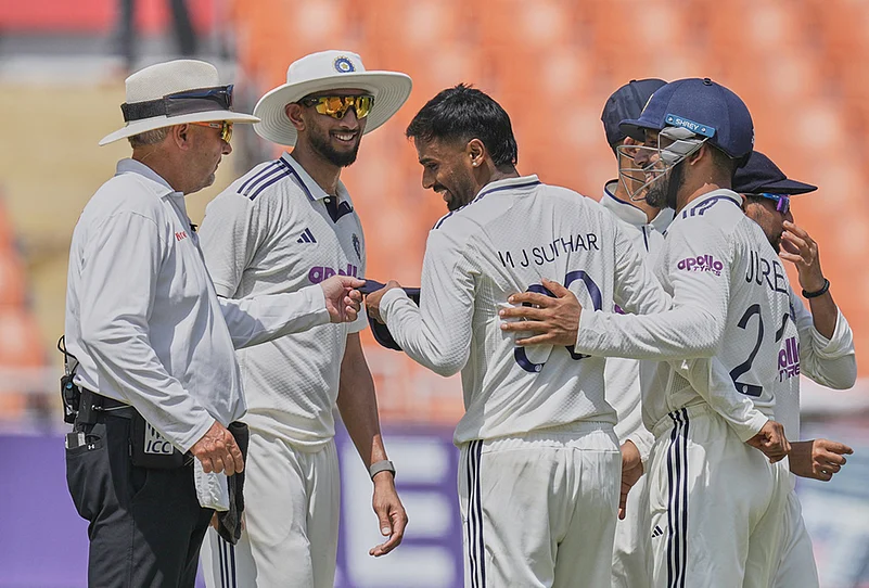 India vs Afghanistan Cricket test match Day 2 highlights—Manav Suthar