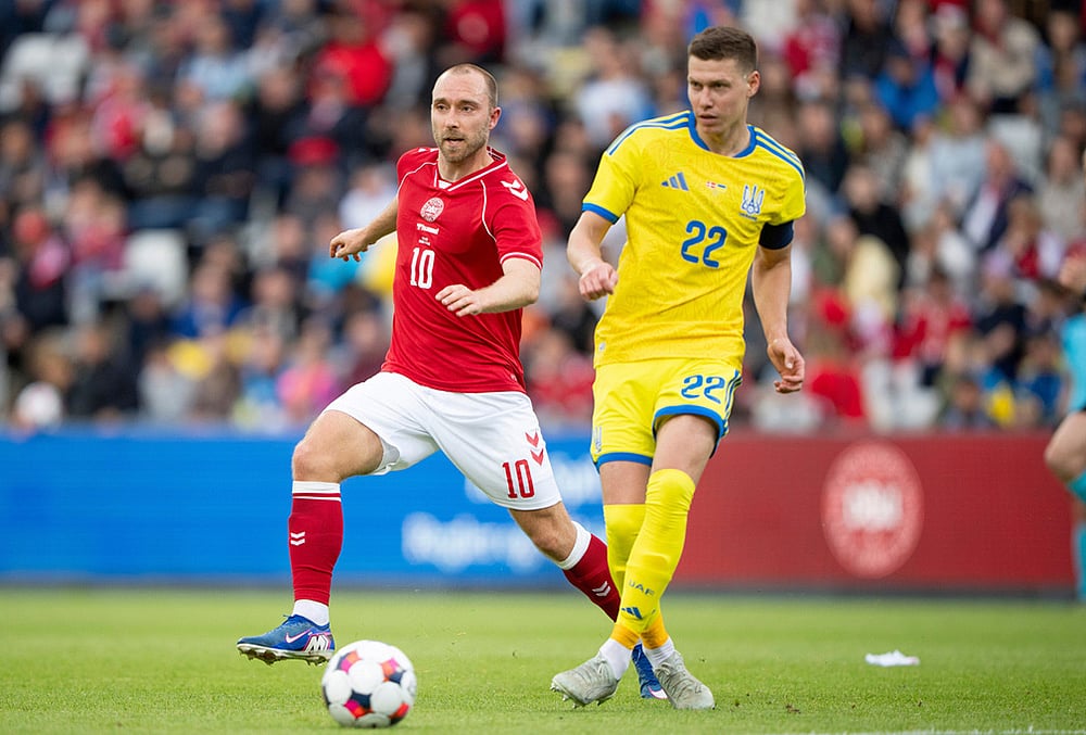 Denmark vs Ukraine international friendly Soccer Christian Eriksen collapse