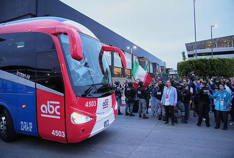FIFA world cup 2026 Iran soccer players in Mexico for training-